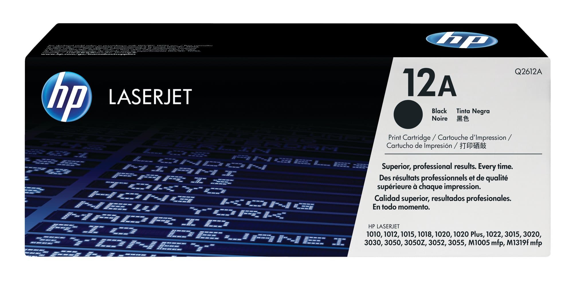 HP HP 12A BLACK LJ TONER CART Q2612A 1036021