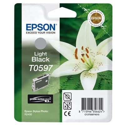 EPSON EPSON T0597 INK CARTRIDGE LIGHT BLACK 450 PAGE 1094115
