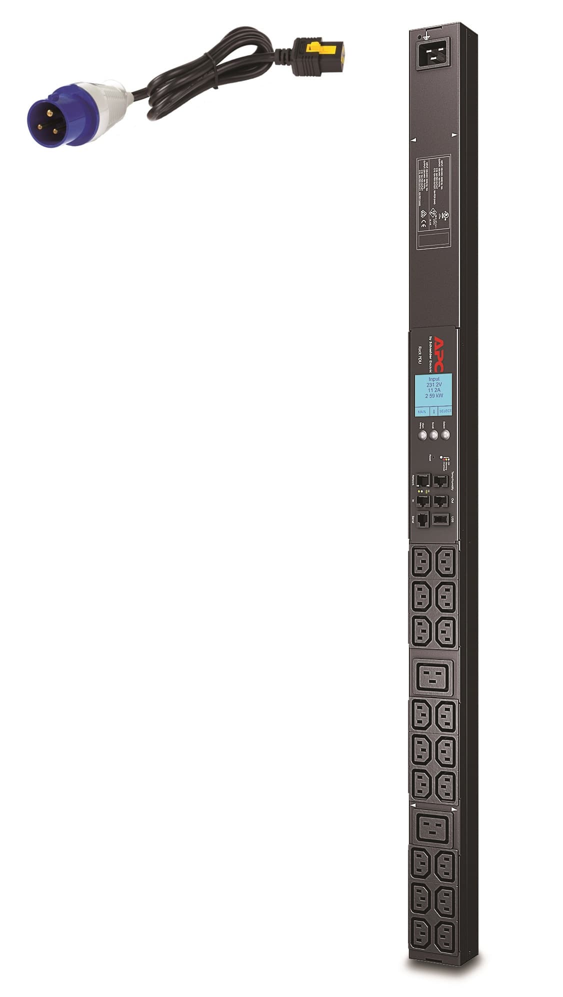 APC APC Rack PDU 2G. Metered. ZeroU. 16A. 230V. 1214555