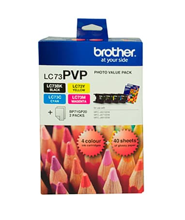 BROTHER BROTHER LC73PVP Photo Value Pack BK/C/Y/M 600 1547780