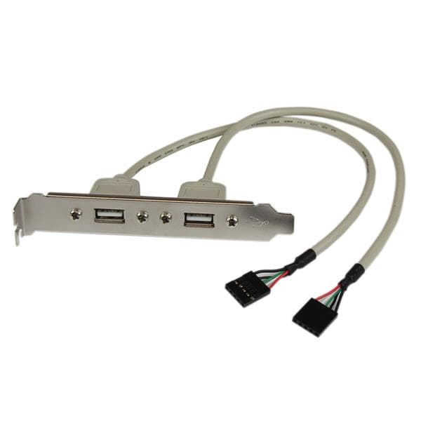 StarTech.com StarTech.com 2 Port USB A Slot Plate Adapter 1589379