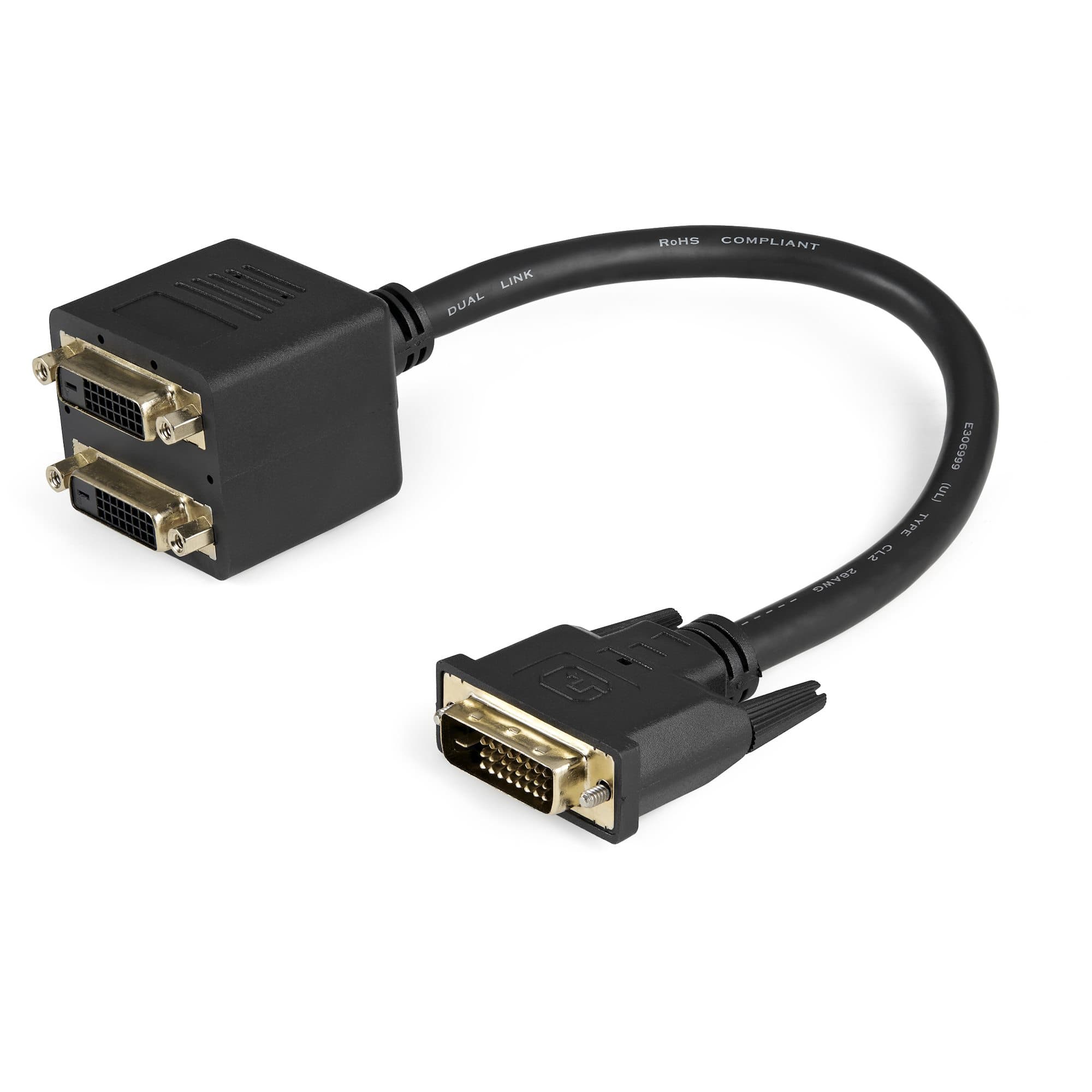 StarTech.com StarTech.com 1ft DVI to 2x DVI Video Splitter Cable 1619770