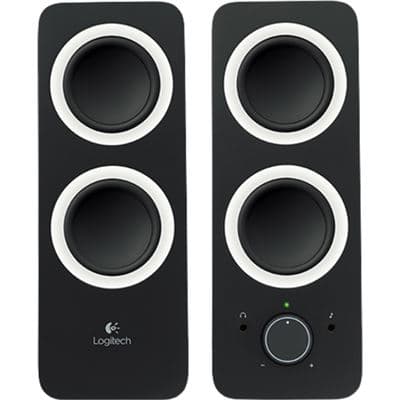LOGITECH LOGITECH Z200 Multimedia Speakers- Midnight Black 2453263