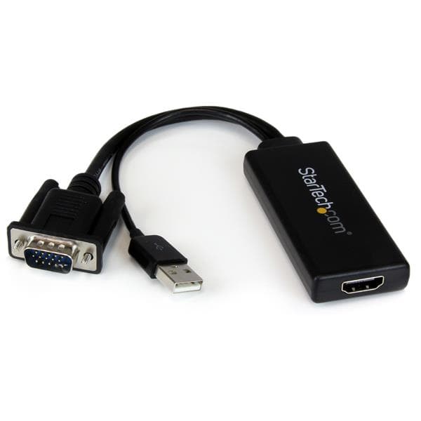 StarTech.com StarTech.com VGA to HDMI Adapter with USB Audio Power 2653592