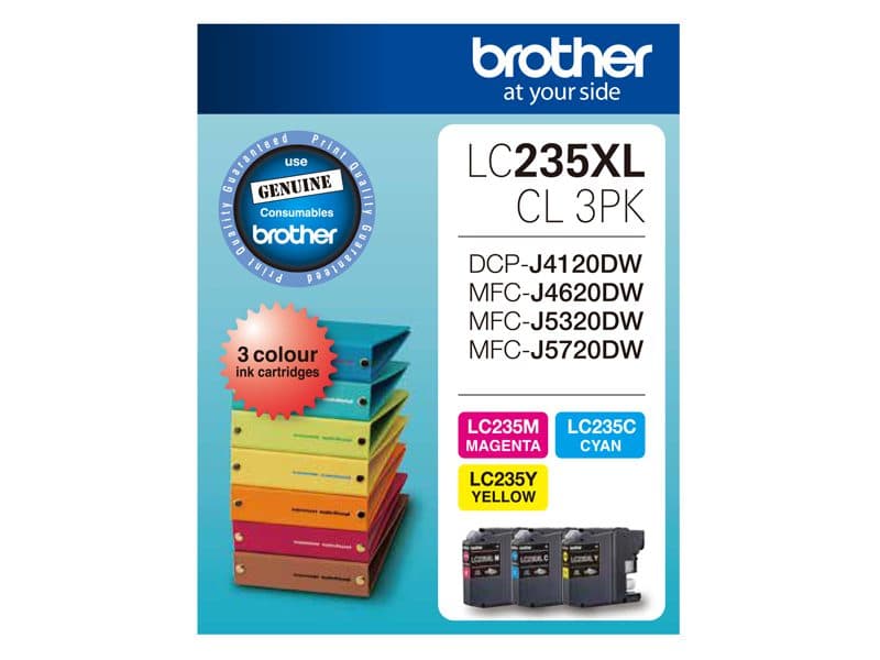 BROTHER BROTHER LC235XLCL3PK 3 pack Ink cartridge 2770240