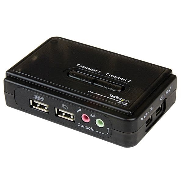 StarTech.com StarTech.com 2 Port USB KVM Switch w/ Audio & Cables 2902541