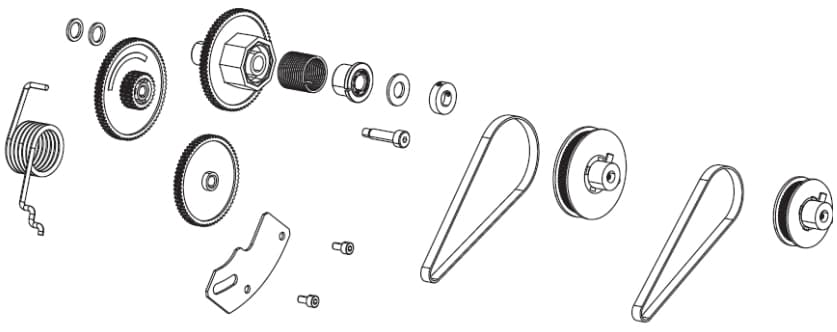 ZEBRA ZEBRA ZT400 SERIES KIT DRIVE SYSTEM 2988685