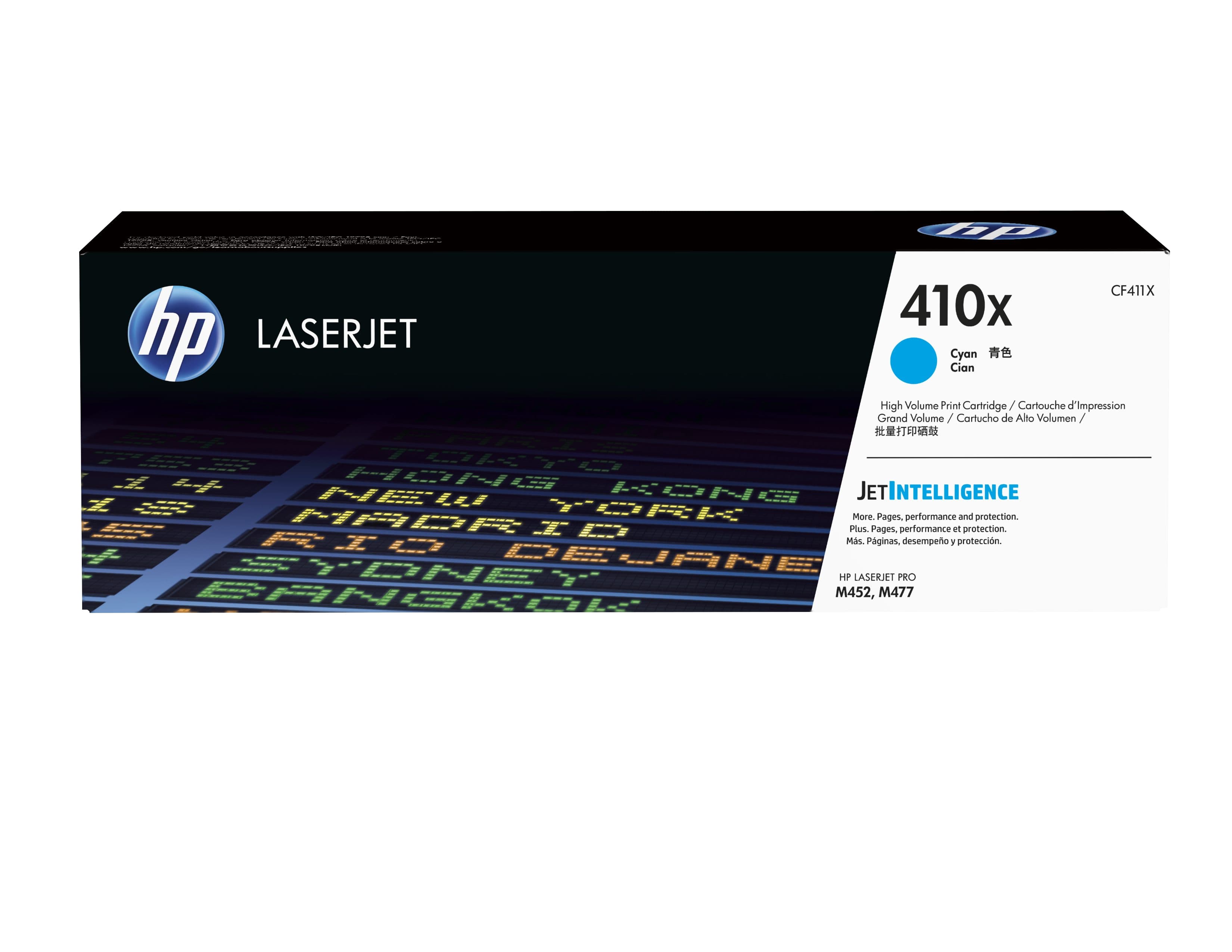 HP HP 410X CYAN HY LJ TONER CART CF411X 3021454