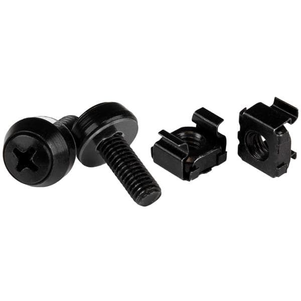 StarTech.com StarTech.com M6 SCREWS CAGE NUTS - 50 PACK BLACK 3066480