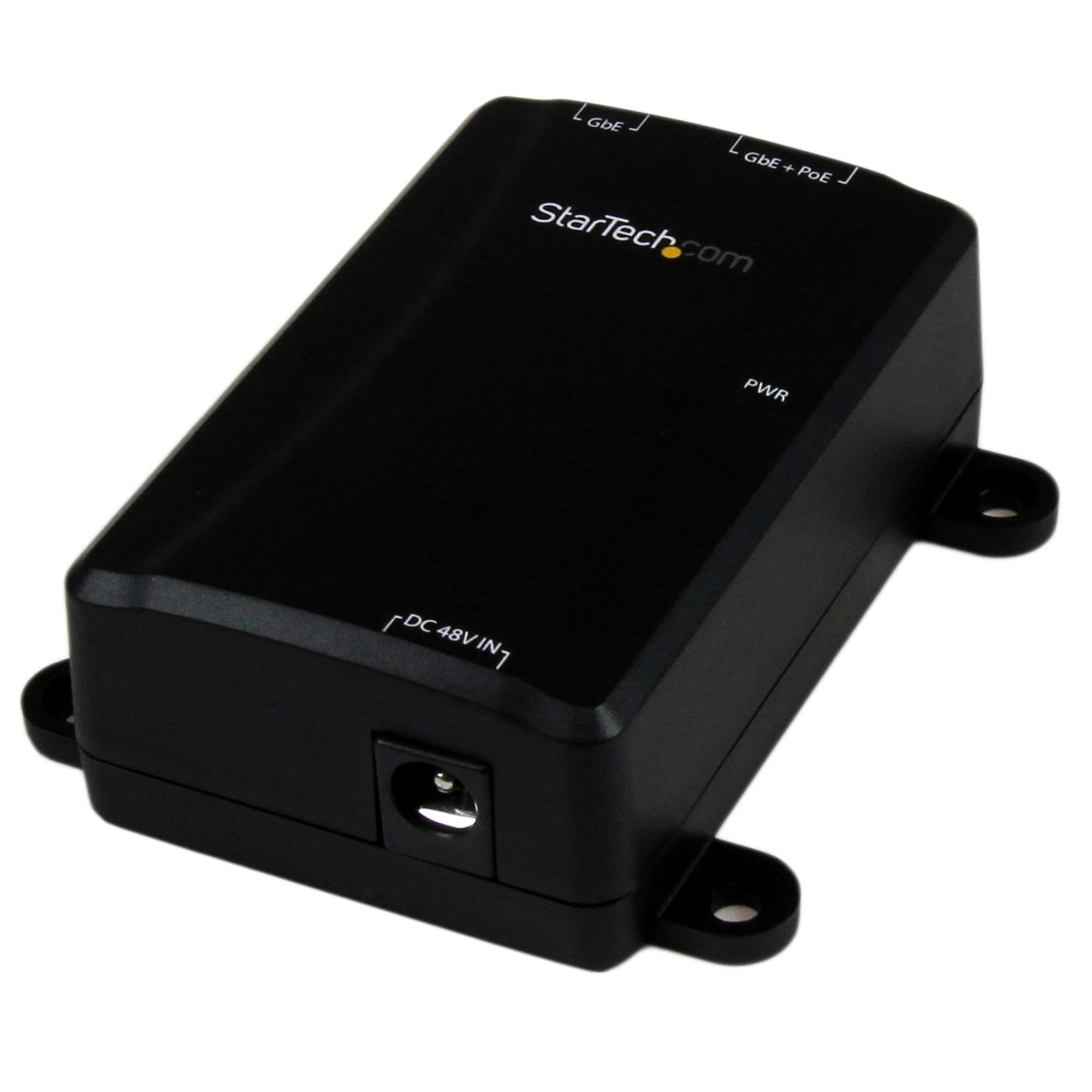 StarTech.com StarTech.com 1-PORT GIGABIT MIDSPAN - POE+ INJECTOR 3310263