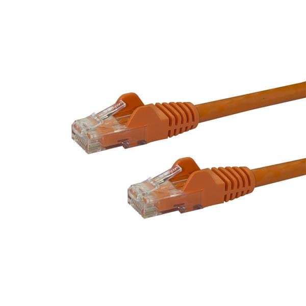 StarTech.com StarTech.com 0.5m Orange Snagless Cat6 Patch Cable 3536180
