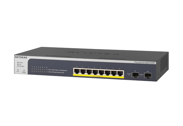 NETGEAR NETGEAR GS510TPP 8PT POE + GB SMART SWITCH 2 SFP 3639548