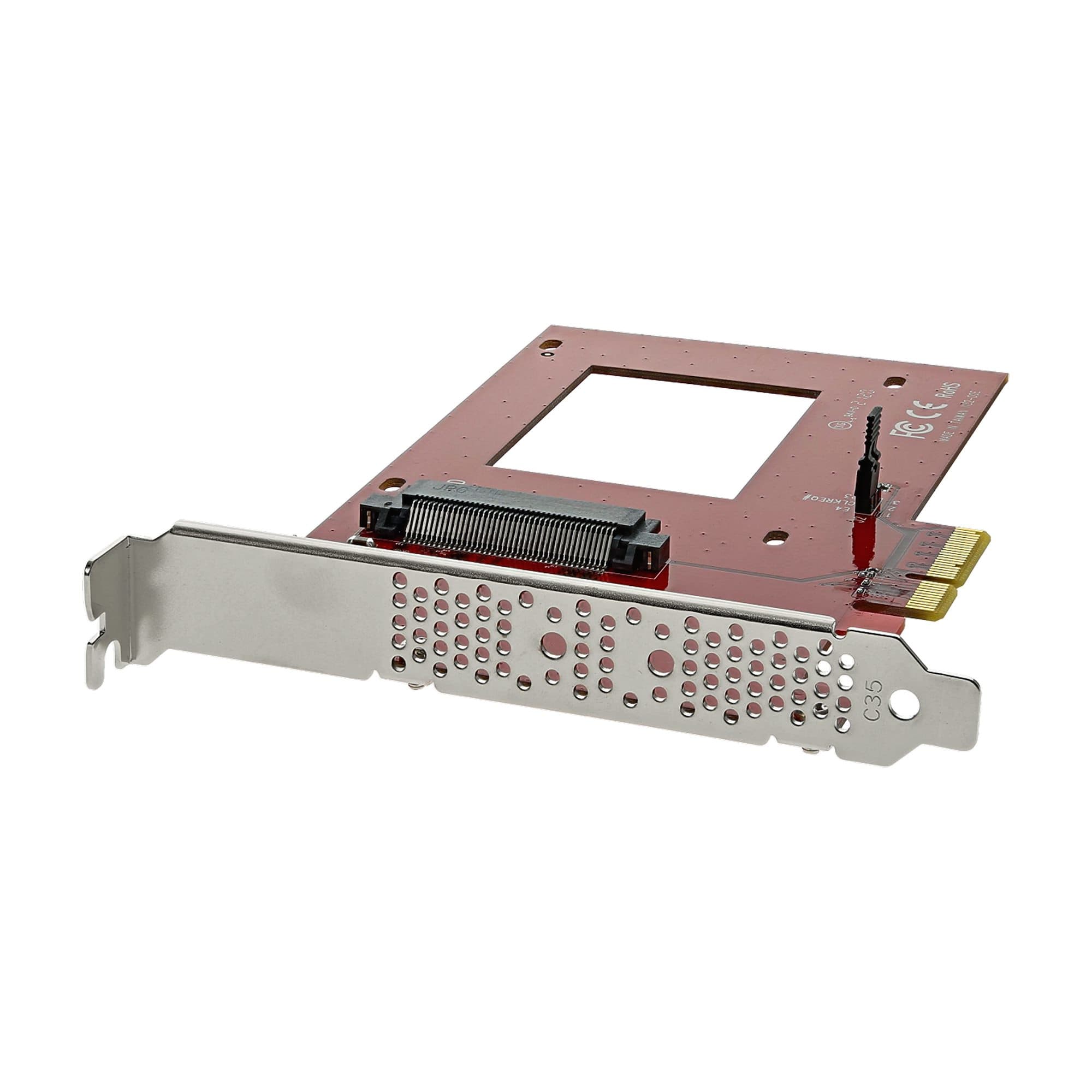 StarTech.com StarTech.com U.2 to PCIe Adapter - 2.5in U.2 NVMe SSD 3695956