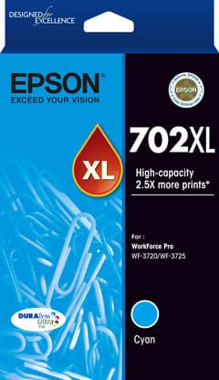 EPSON EPSON 702XL CYAN DURABRITE INK 3740522