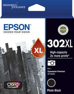 EPSON EPSON 302XL PHOTO BLACK CLARIA PREM INK 3978011