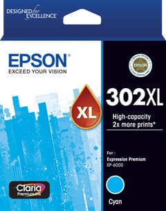 EPSON EPSON 302XL CYAN CLARIA PREM INK 3978012