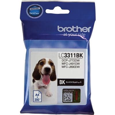 BROTHER BROTHER LC3311BK INK CARTRIDGE BLACK 4306309