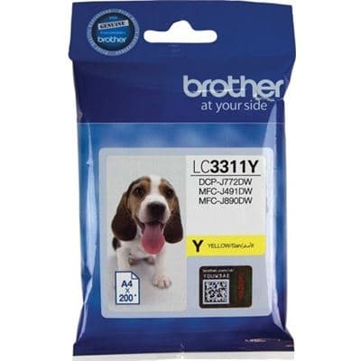 BROTHER BROTHER LC3311Y INK CARTRIDGE YELLOW 4306312