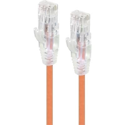 ALOGIC ALOGIC 1.5M ORANGE SLIM CAT6 CABLE UTP 28AWG 4504890