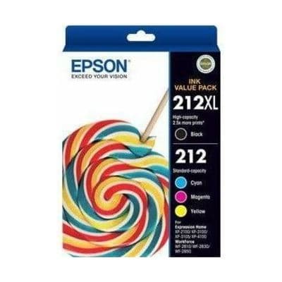 EPSON EPSON 212XL BLACK + 212 STD COLOURS 4553992
