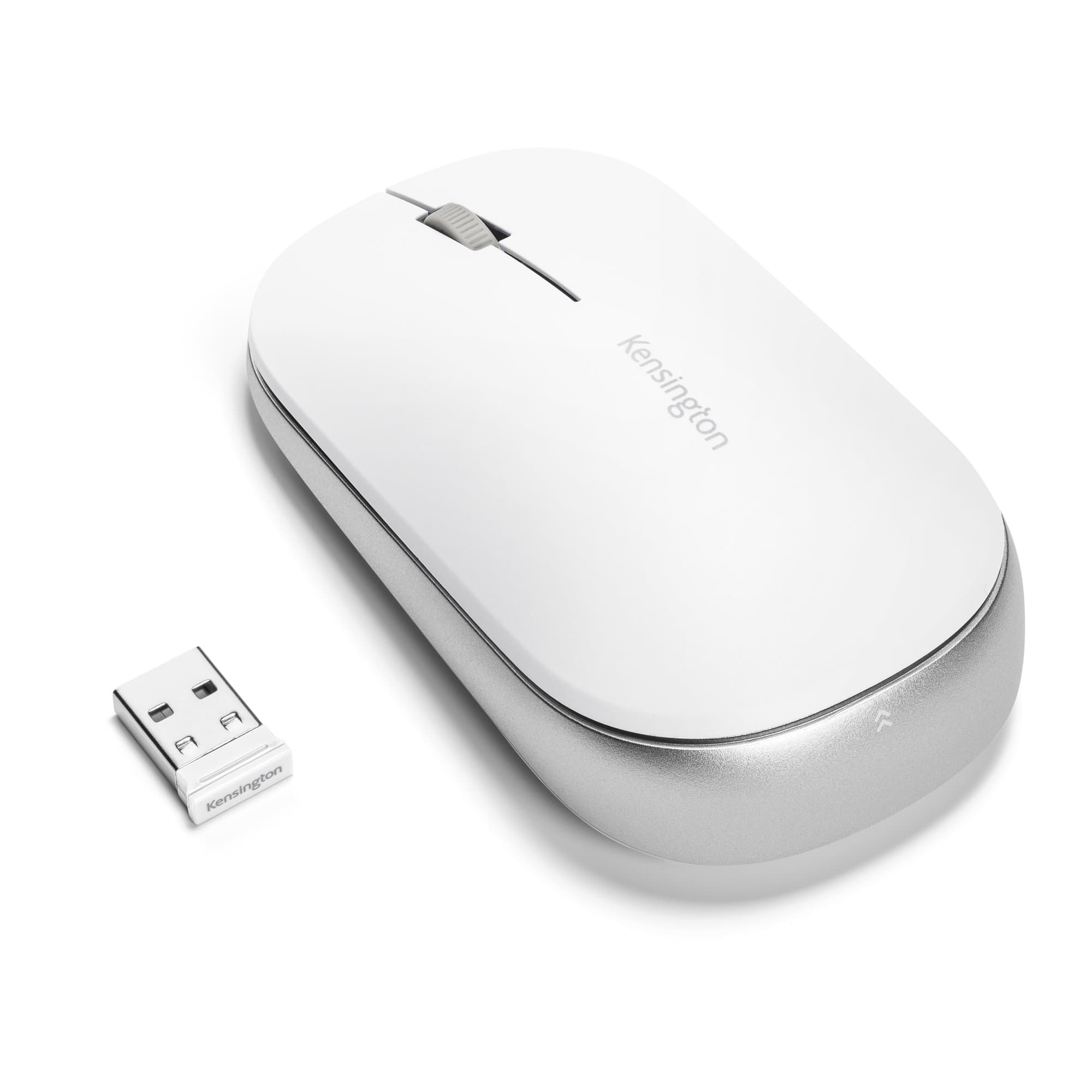 KENSINGTON KENSINGTON SureTrack Dual Wireless Mouse - White 4944995