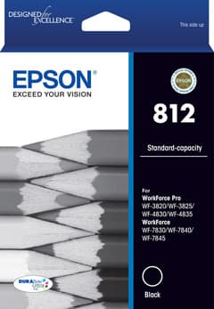 EPSON EPSON 812 - Std Capacity DURABrite Ultra - Bla 4989019