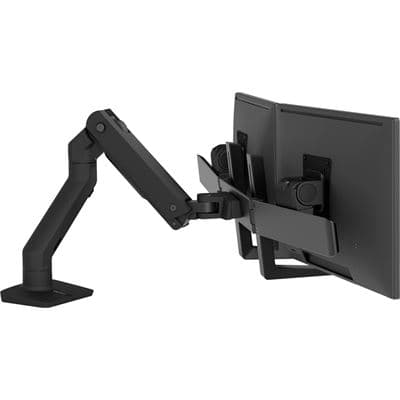 ERGOTRON ERGOTRON HX DESK DUAL MONITOR ARM MATTE BLACK 5093497