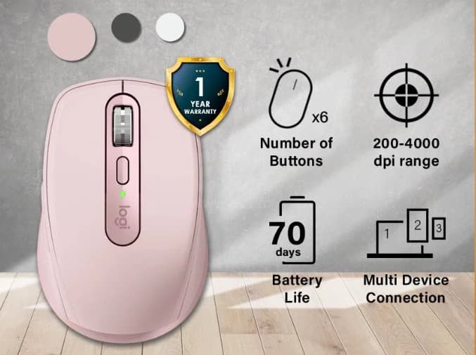 LOGITECH LOGITECH MX ANYWHERE 3S - ROSE 5753608