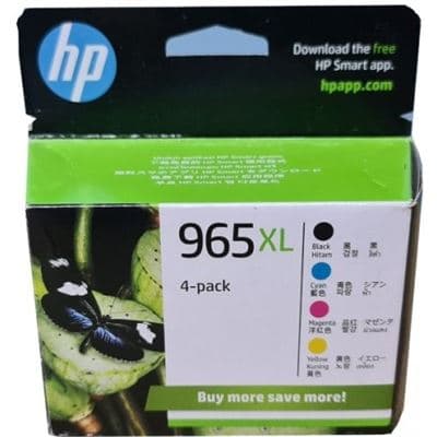 HP HP 965XL CMYK INK CARTRIDGE COMBO 4-PACK 5868829