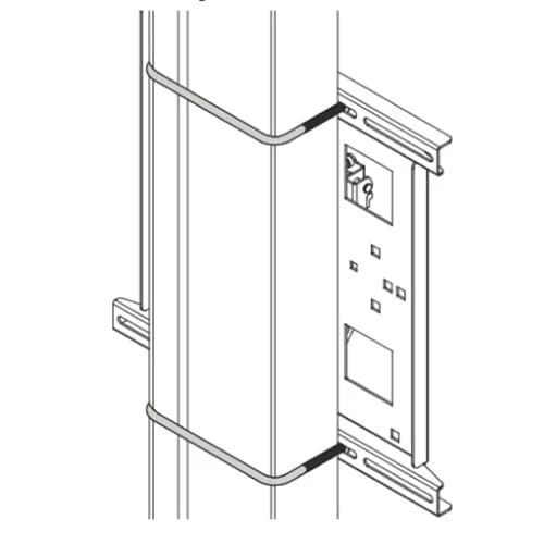 AV Supply Group AV Supply Group 8in Square U-Bolts 5889892