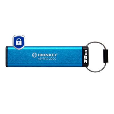 KINGSTON KINGSTON 32GB USB-C IronKey Keypad 200C FIPS 140- 5902829