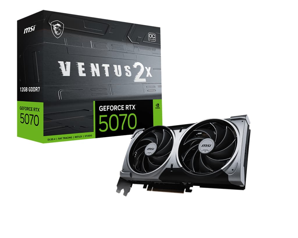 MSI MSI GeForce RTX 5070 12G VENTUS 2X OC 6500337