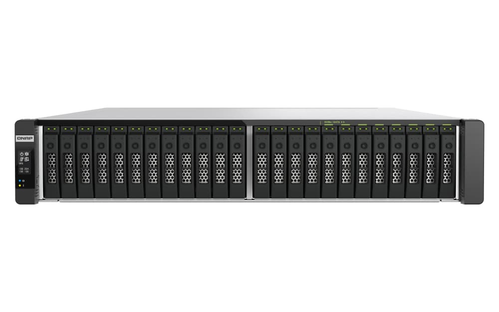 QNAP QNAP 24-Bay all-flash U.2 NVMe PCIe Gen4 dual 6517046
