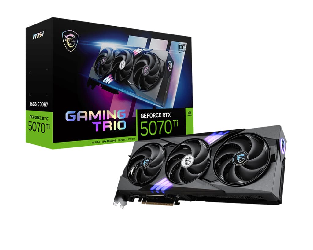 MSI MSI GeForce RTX 5070 Ti 16G GAMING TRIO OC 6518971