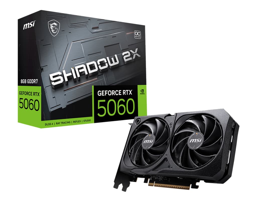 MSI MSI GeForce RTX 5060 8G SHADOW 2X OC 6594243