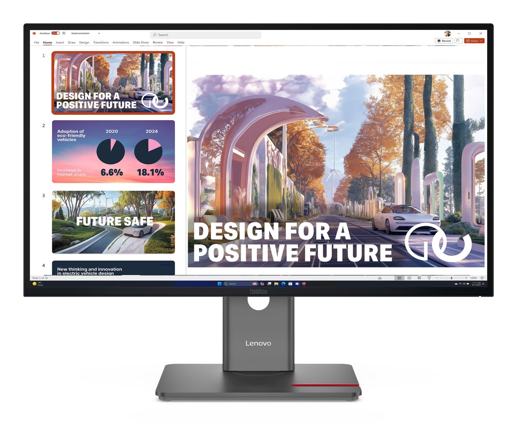 LENOVO LENOVO P27QD-40 27IN QHD (HDMI+DP+USB-C) 3YR 6598093