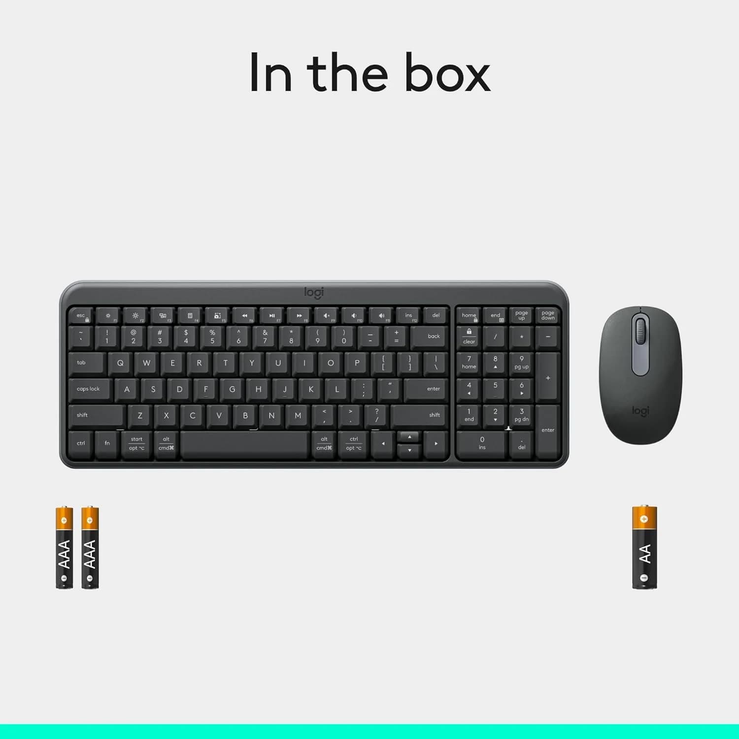 LOGITECH LOGITECH MK250 GRAPHITE 6639615
