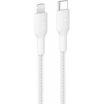 BELKIN BELKIN BOOSTCHARGE PRO BRAID USB-C-LTG 2M - WHT 6645331