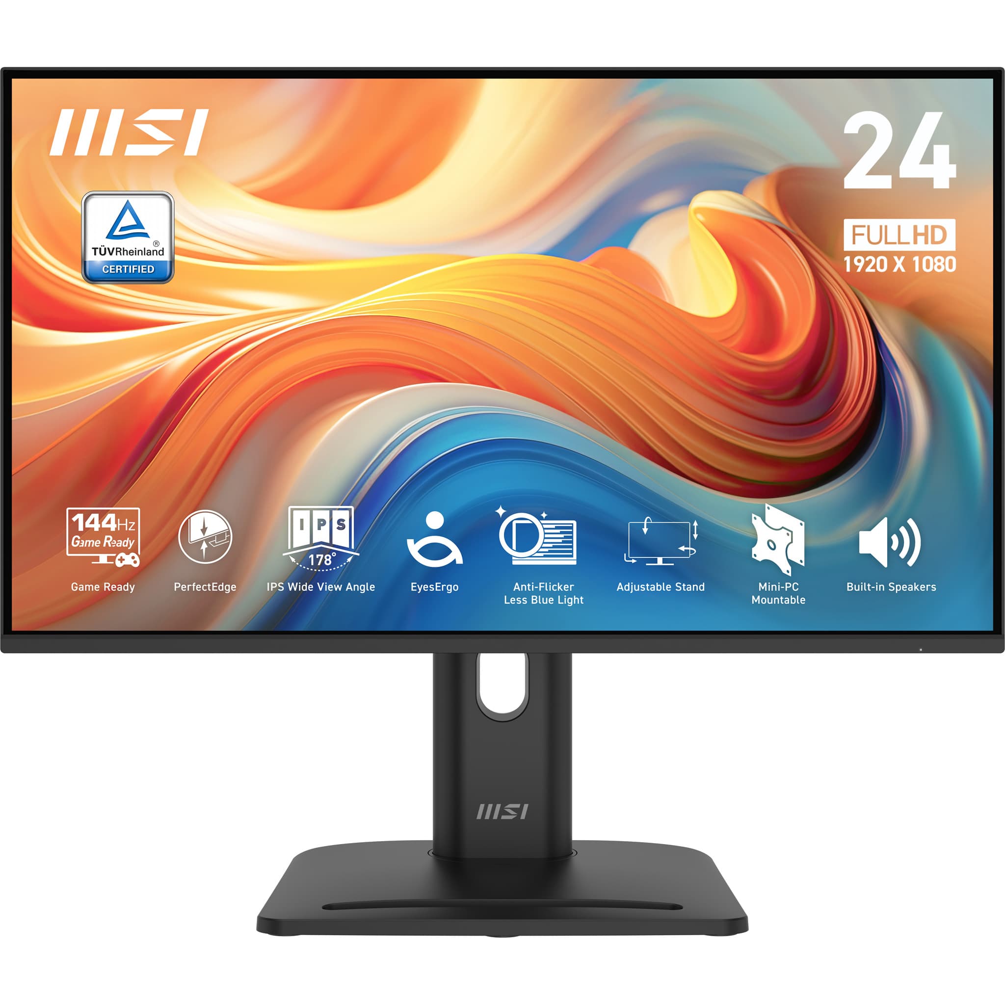 MSI MSI BLACK 23.8in/IPS/FHD/144HZ/DP HDMI VGA 4 6758890