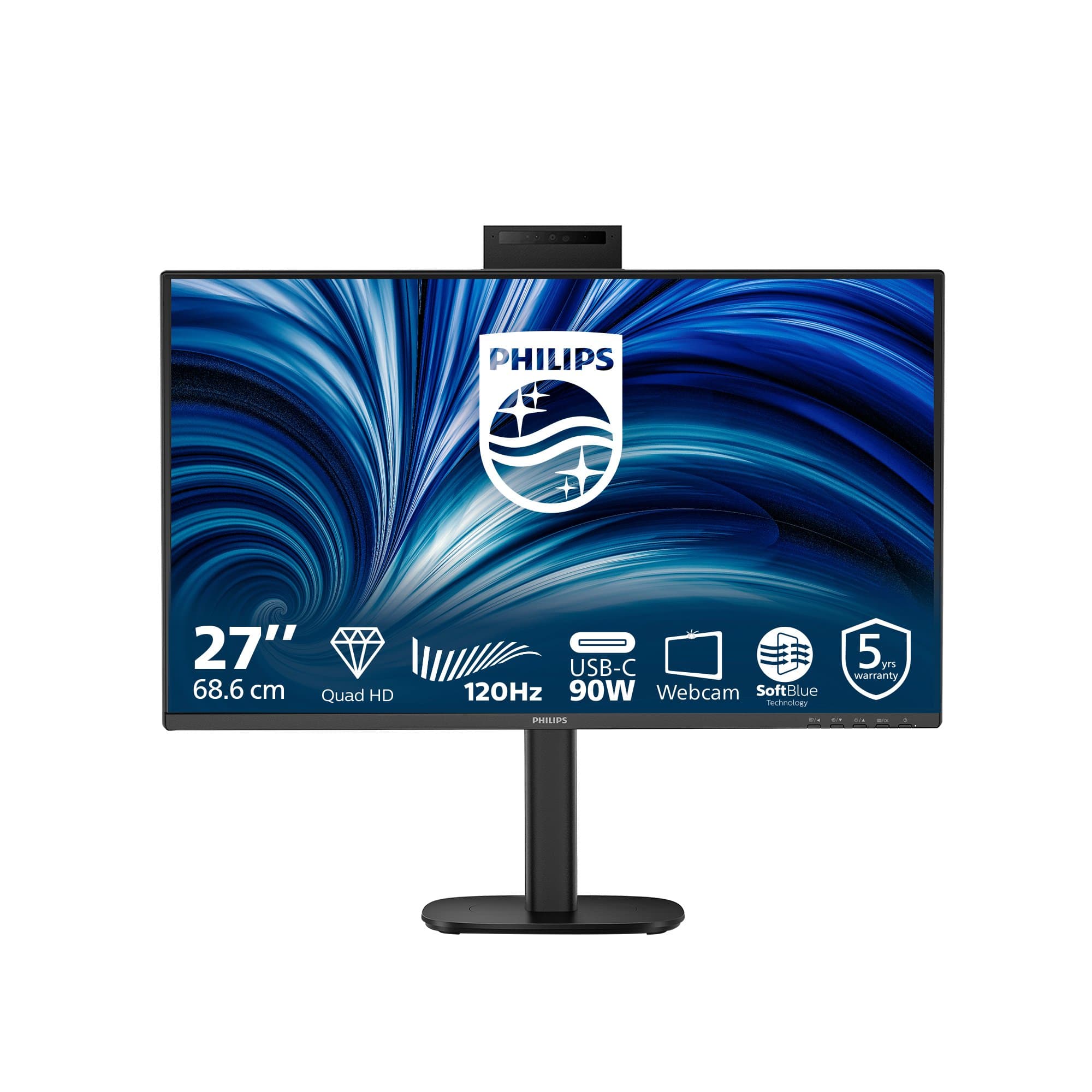 PHILIPS PHILIPS 27in QHD 3000 Series LCD monitor with HU 6787173