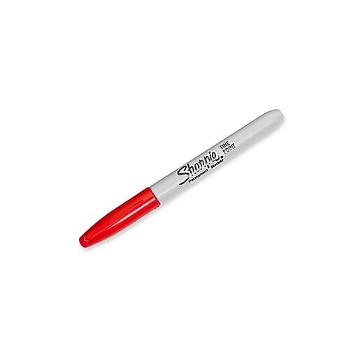 Sharpie Sharpie S30052 Fine Red (MOQ 12) Permanent Marker Pen 30052