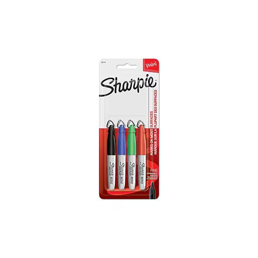 Sharpie Sharpie  4-Pack Mini Fine Point Permanent Markers. 35113PP