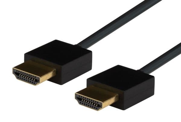 Dynamix 1.5m HDMI BLACK Nano High Speed Ethernet Cable. Designed For UHD Display Up To 4K2K@60 C-HDMI2BLK-1-5