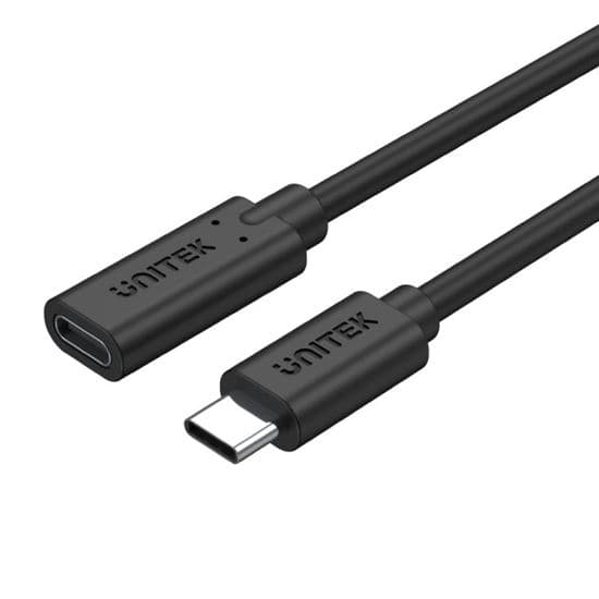 Unitek UNITEK 1m USB-C 3.1 Male to Female Extension Cable. Supports up to C14086BK-1M