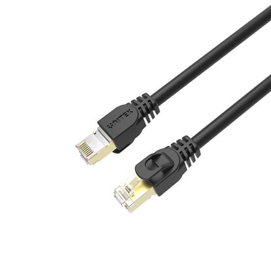 Unitek UNITEK 3m CAT7 Black SSTP 26AWG Patch Lead in PVC Jacket. C1811EBK-3