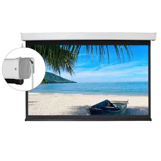 Brateck BRATECK 130" 16:9 Electric Projector Screen with Remote. ESAA135