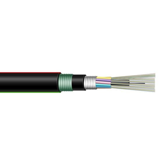 Dynamix DYNAMIX 2km OM3 12 Core Multimode Fibre Cable Roll. Outdoor Armoured F-ADBOM312-2KM