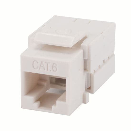 Dynamix DYNAMIX Cat6 Keystone RJ45 Jack for 110 Face Plate . T568A/T568B FP-C6-002