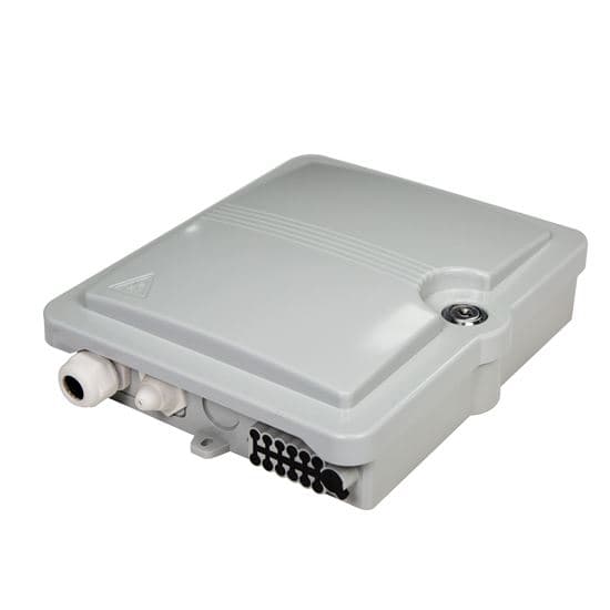 Dynamix DYNAMIX Lockable Indoor/Outdoor Fibre Termination Box. 12x position FWEIP12