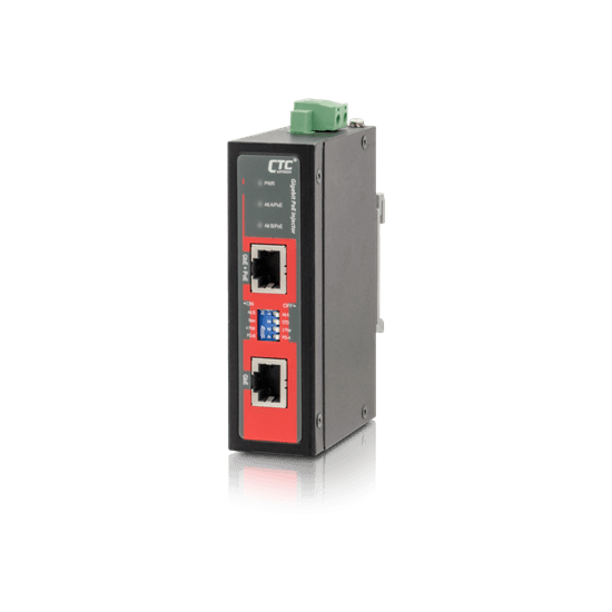 CTCunion CTC UNION 1 Port Gigabit 48V DC PoE Injector. -10C~60C. PoE+ power INJ-IG01-PH